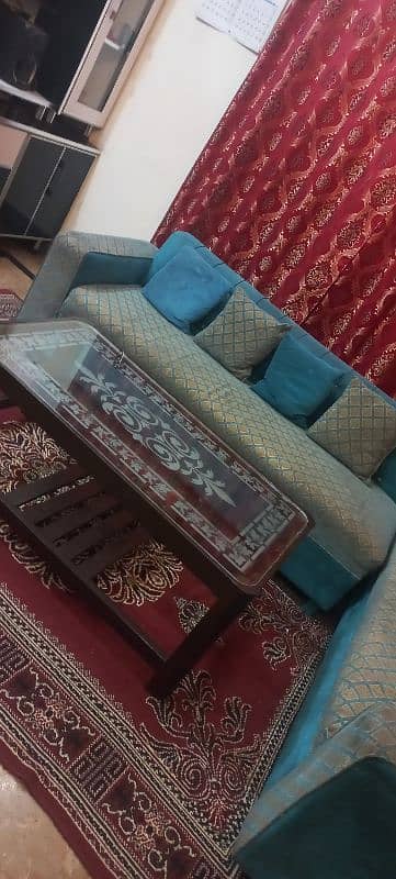 Beautiful L. type sofa set for sale 1