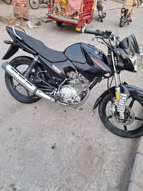 ybr 125 all ok lush condition 2020 model punjab number 0