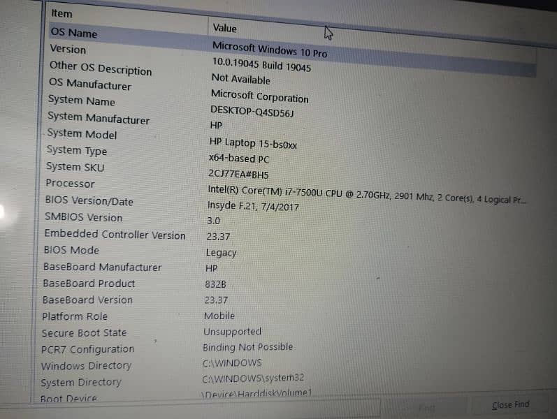 HP Laptop 15 bs 2