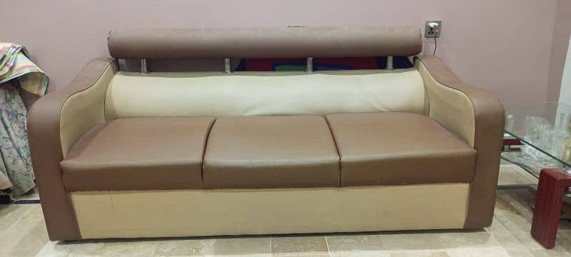 5 seter sofa brown clr 0