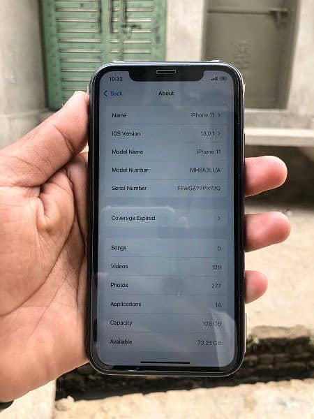 iphone11 128 GB non pta 5