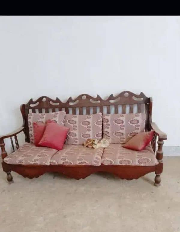 sofa pure wooden 1