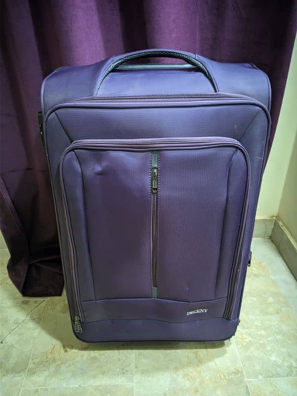 2 wheel luggage trolley bag XL 0