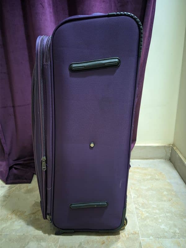 2 wheel luggage trolley bag XL 2