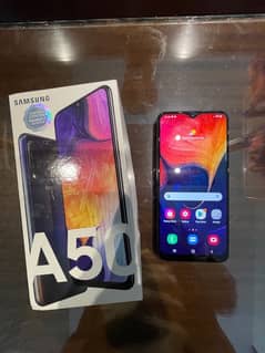 Samsung A50 with box