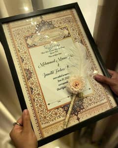 nikkah frame