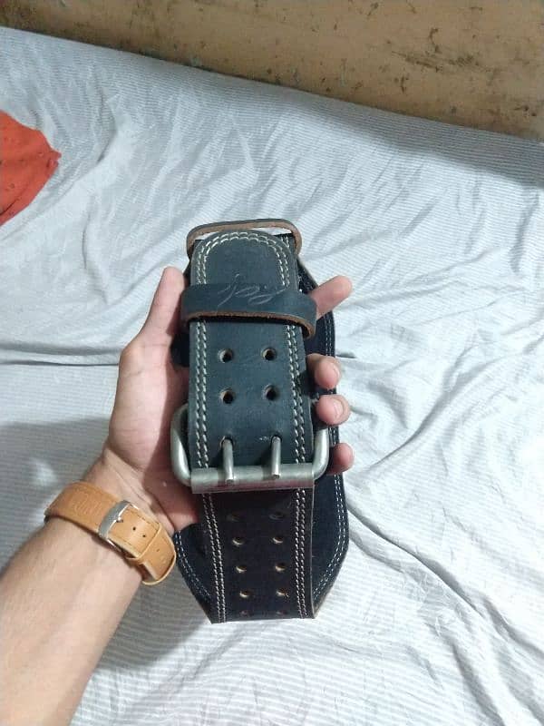 Leather Gym belt 2