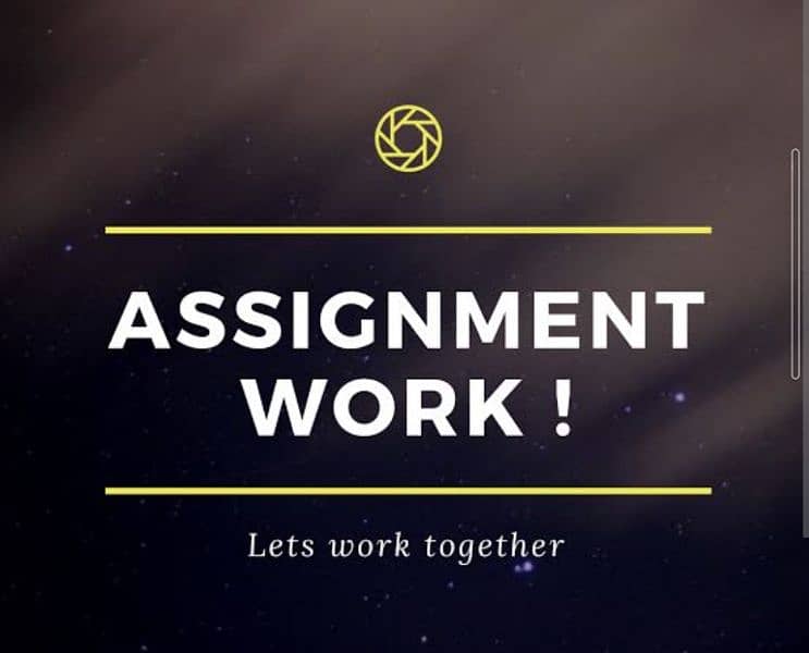 Assignment work for students 0