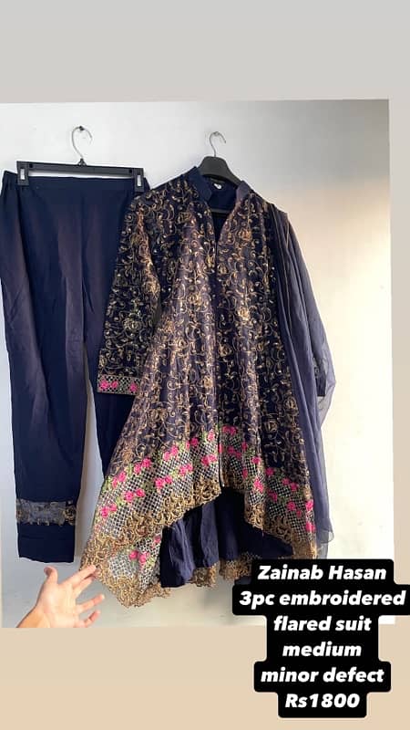 Zainab Hasan 3pc embroidered 0