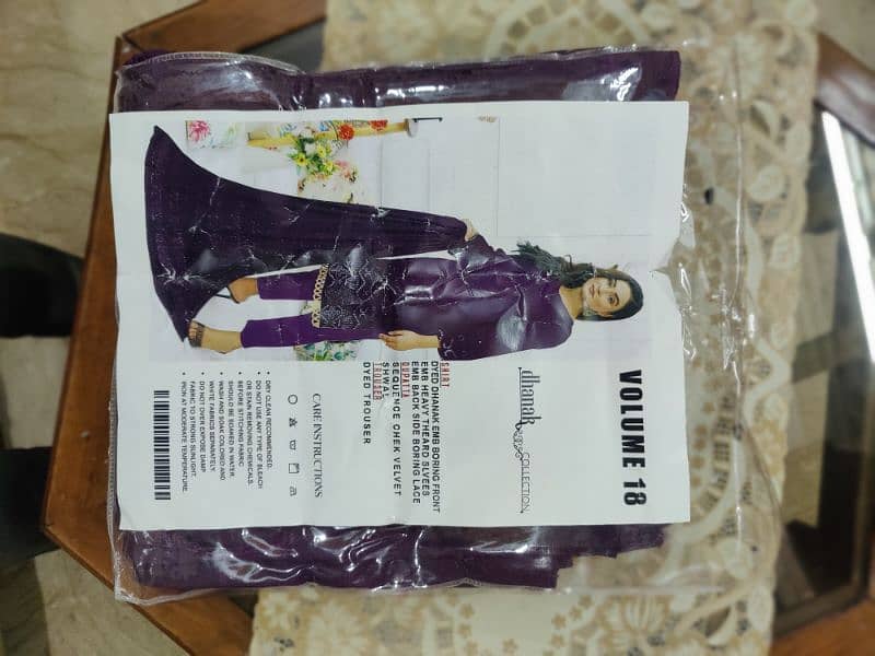 Ladies unstitched suits 1