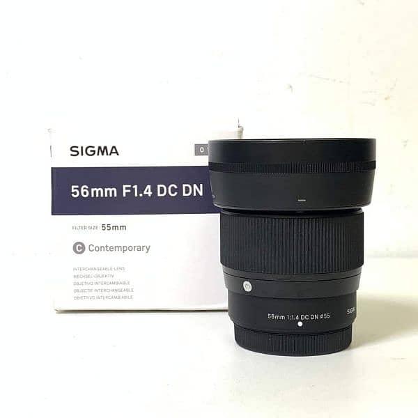 Sigma 56mm F/1.4 Lens for Sony e mount (HnB Digital) 0