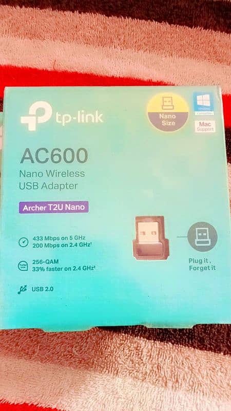 Archer T2U Nano  AC600 Nano Wireless USB Adapter 2