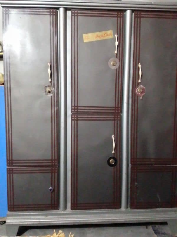 3 door iron safe alamri 0