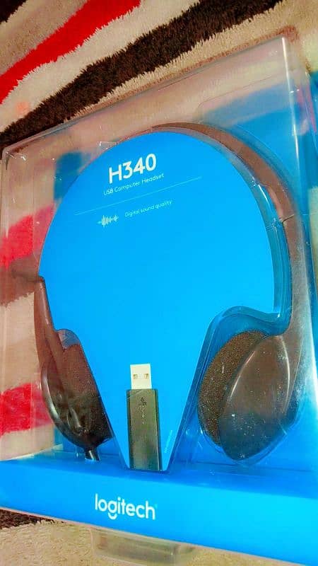 Logitech H340 USB Headset with Noise-Cancelling Mic 0