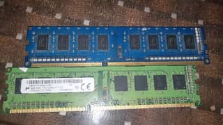 4+4.  -  8gb ram ddr3 1600mhz