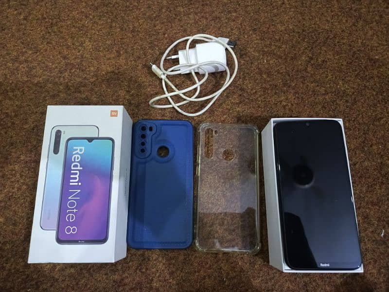 Redmi note 8 With box & Accessories 0