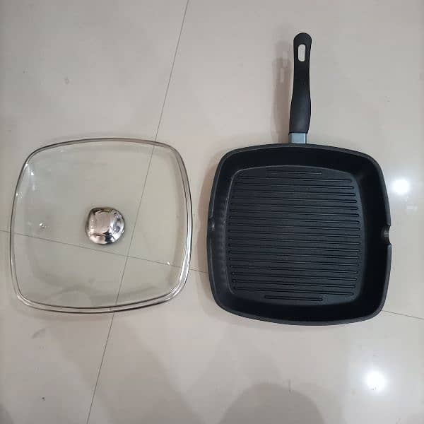 non stick grill pan and pots 8