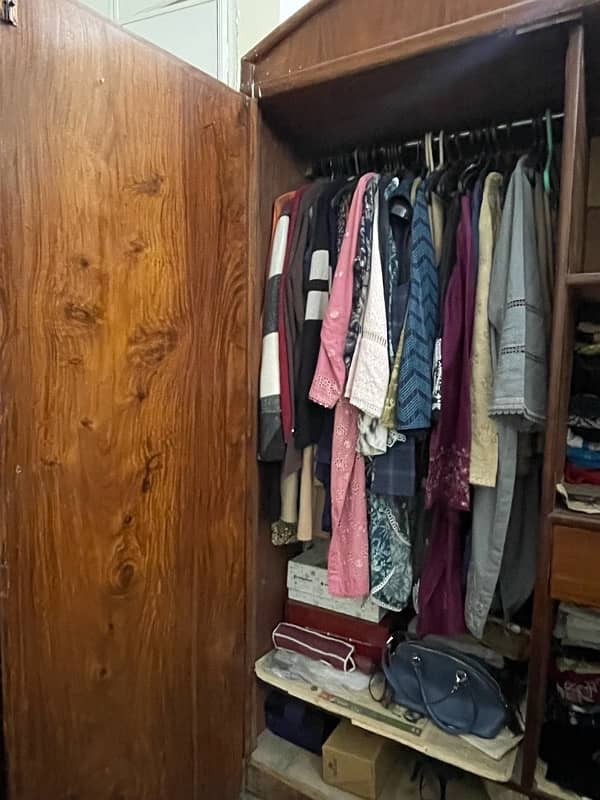 SOLID WOOD WARDROBE REASONABLE PRICE 5