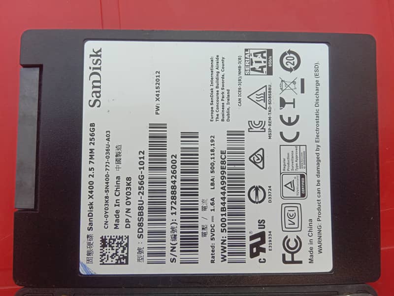 Wholesale 256GB SSDs Hard drive 2.5 top Brands: Dell, Samsung, Intel 1