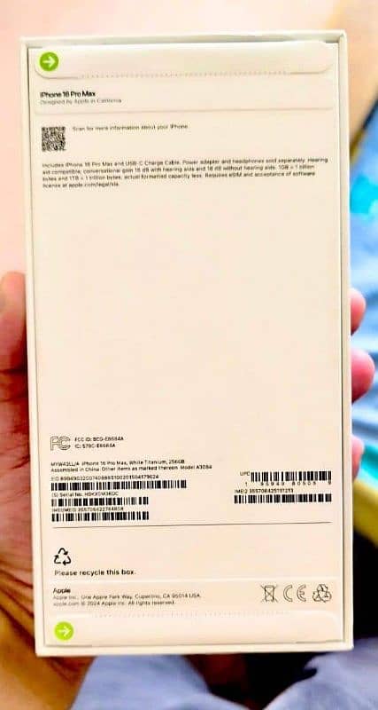 Iphone 16 Pro Max (JV) Brand New Pin Pack with 1 Year Apple warranty 6