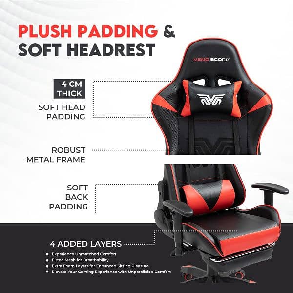 VENO SCORP X1 PRO Premium Gaming Chair (UK Brand) 1