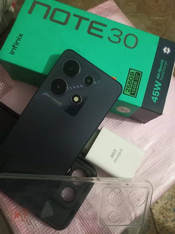 infinix note 30 Complete box 16gb 256gb 1