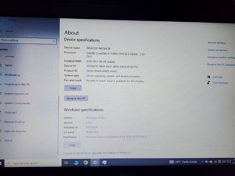 DELL Precision E5550 i5 5 Generation 2.30 GHz with Charger 9