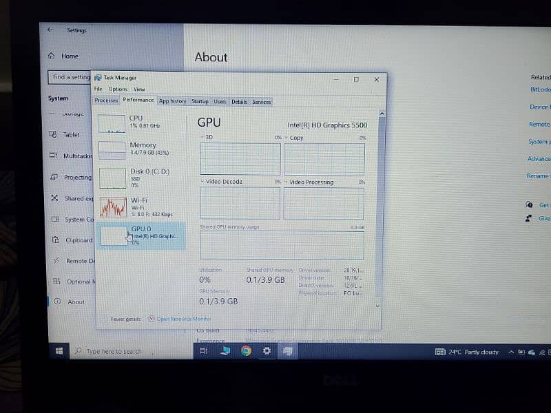 DELL Precision E5550 i5 5 Generation 2.30 GHz with Charger 10