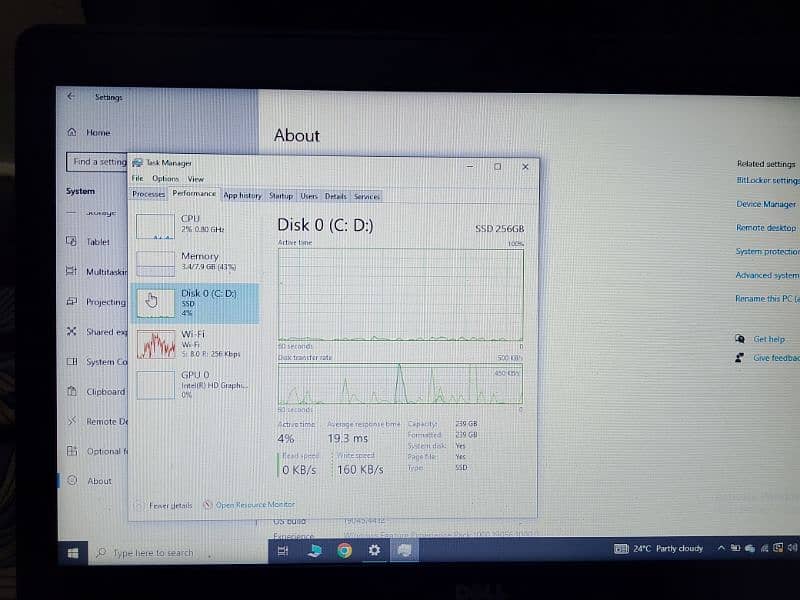 DELL Precision E5550 i5 5 Generation 2.30 GHz with Charger 11