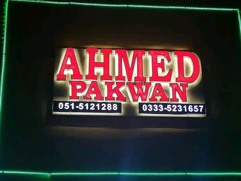 3D Letter Sign Board, LED Sign board, Neon Sign 2