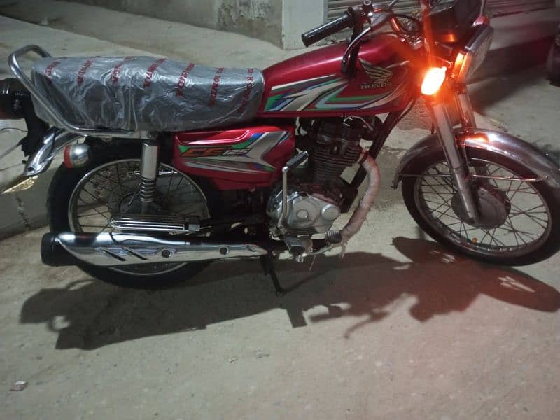 honda CG 125 model 2019 karachi number 0