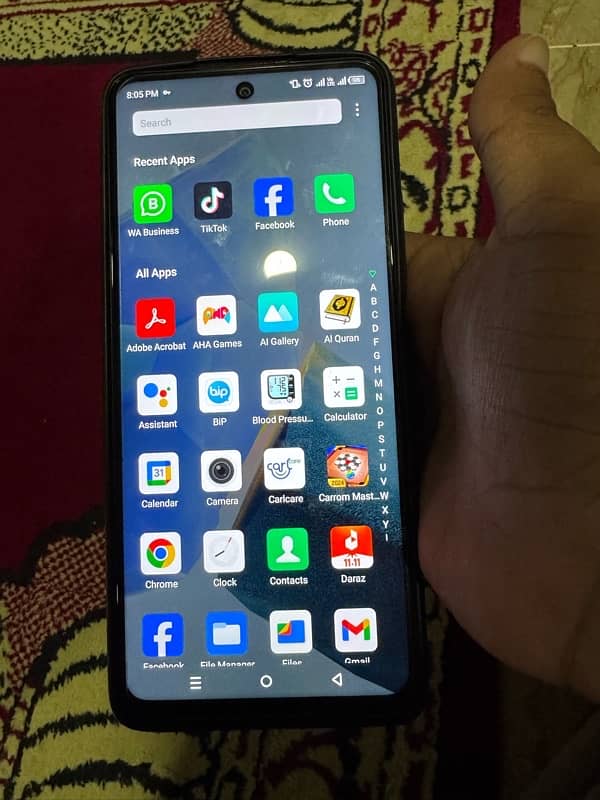 ifinix hot30 8+8 /128 gb 7