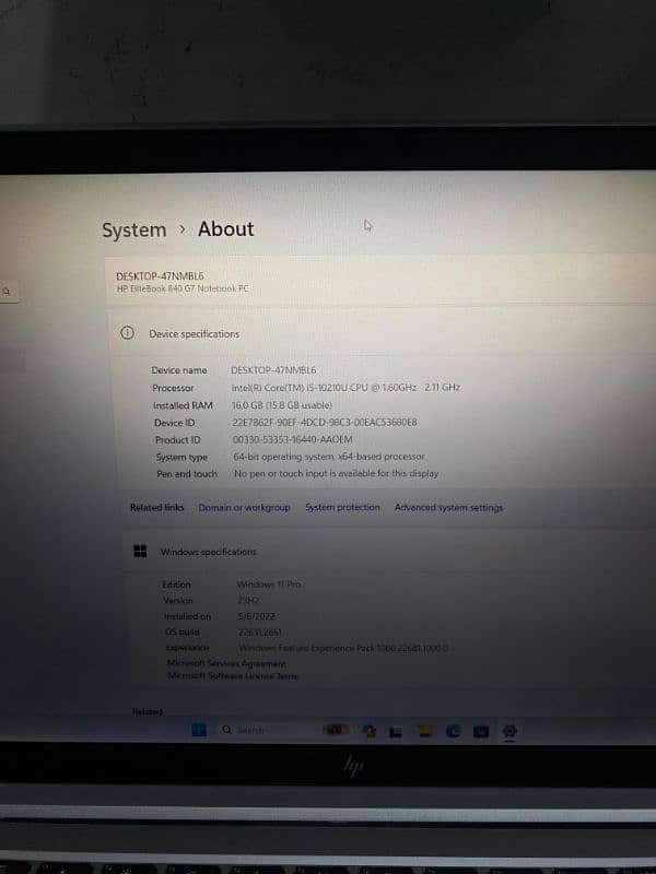 Hp Elitebook 840 G7 (i5 10th Gen) (16/256) 3