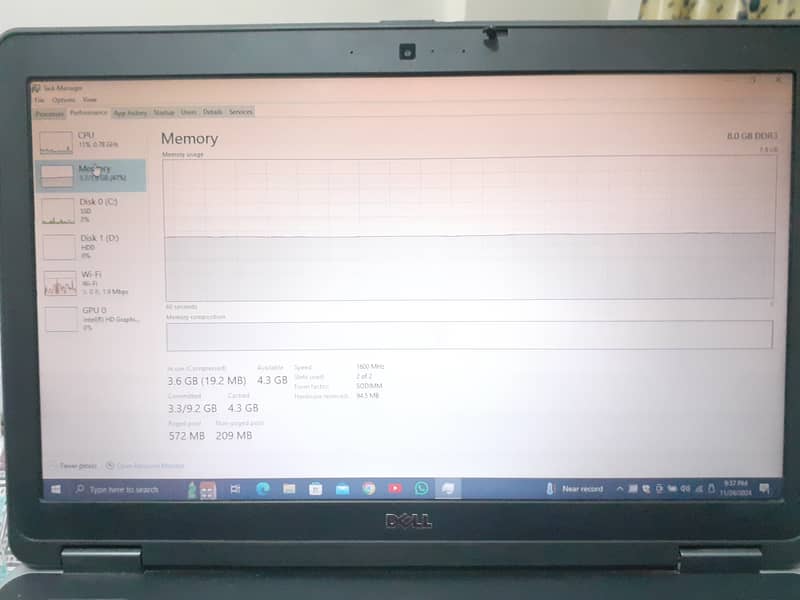 Dell laptop latitude E6540 8