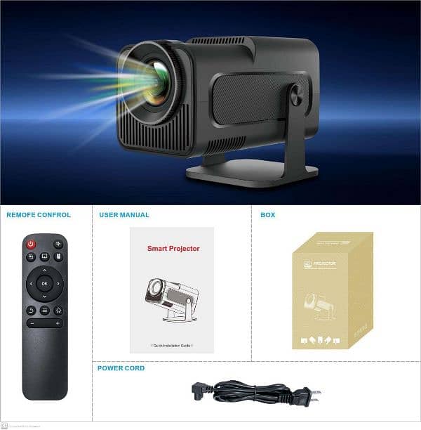 Hy 320 Android projector Salange 4k 8