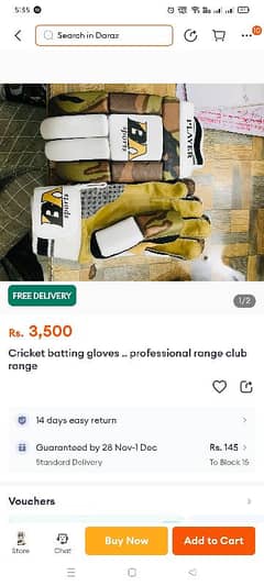 cricket gloves