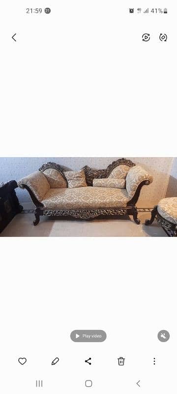 Deewan Sofa, 2 Chairs  and 1 table 1