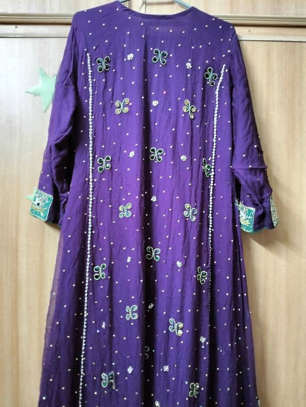 WALIMA MAXI PURPLE SIZE LARGE GOOD STITCHING + Clutch 3