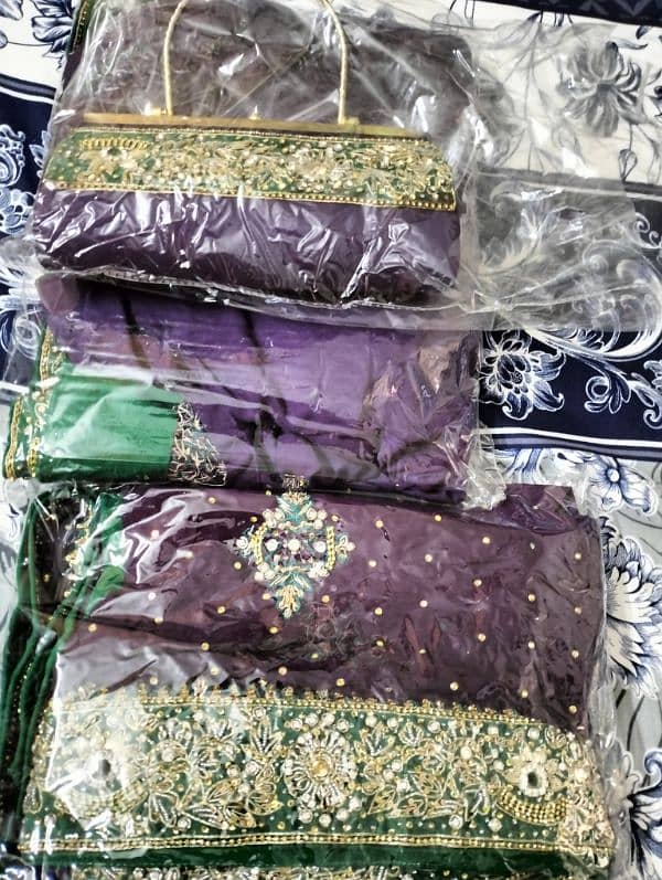 WALIMA MAXI PURPLE SIZE LARGE GOOD STITCHING + Clutch 4