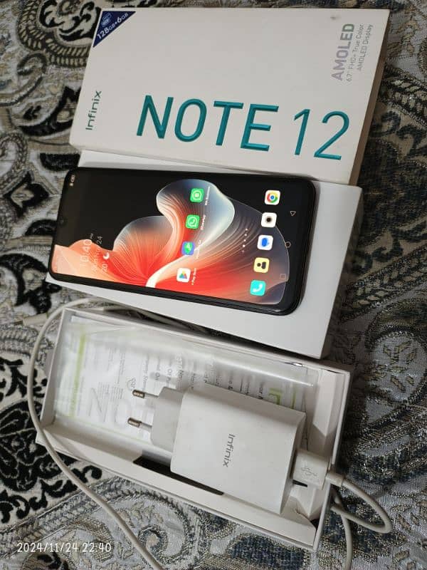 Infinix Note 12 full box 10/10 1