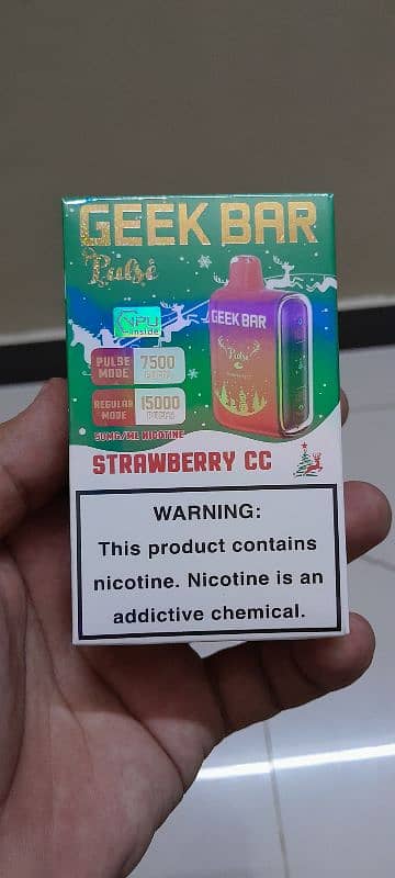 Geek Bar Pulse 15000 Puffs Pod Available 3