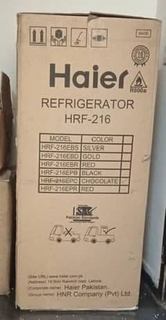 Haier refrigerator HRF 216