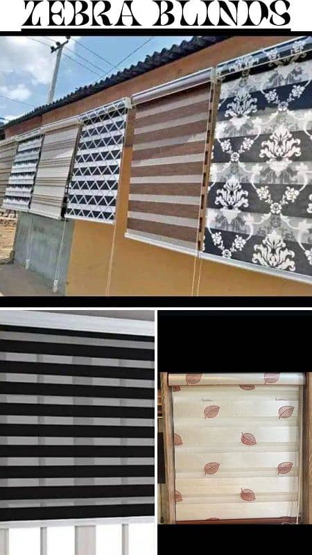 Window Blinds / Roller Blinds / Wood Blinds / Zebra Blinds / PVC Door 6