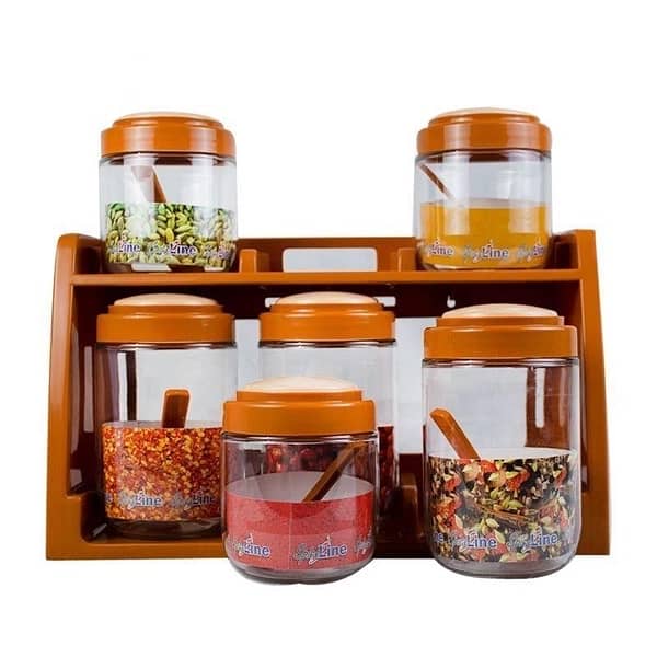 6 In 1 Spices Jar Set 1