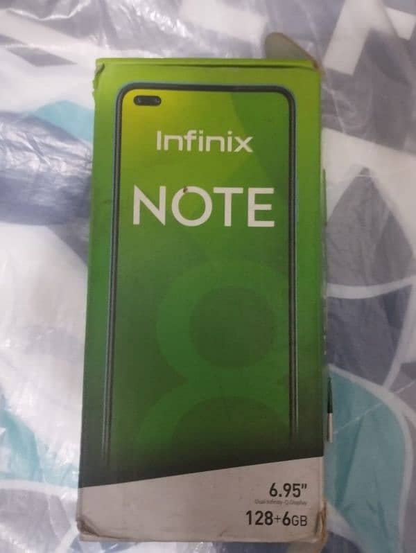 Infinix note 8 6/128gb 10/10 condition 22k 0