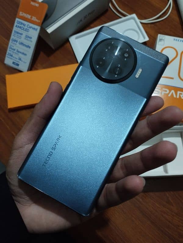 Tecno spark 20 pro plus 10/10 complete box slightly used all ok 1