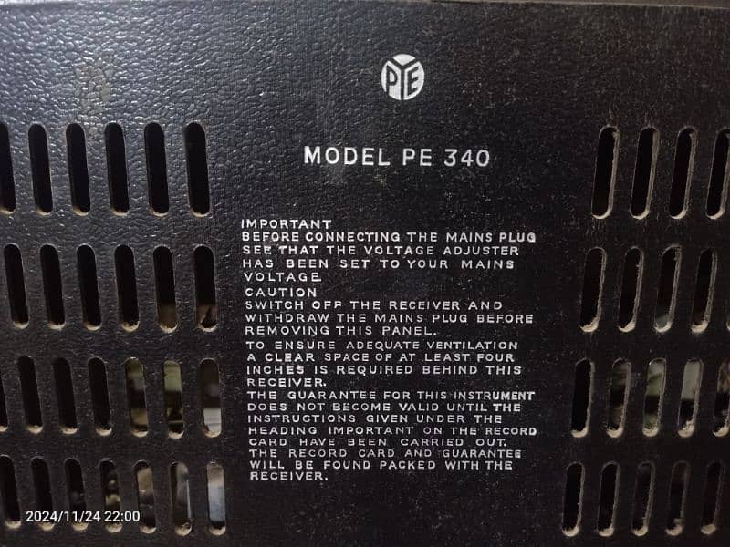 vintage radio model pe 340 (1965) 4