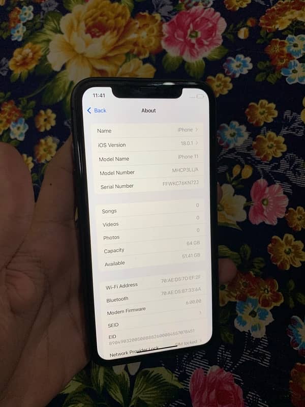 iPhone 11 64GB NON PTA NoN Acctive Waterpack No open no Repair 3