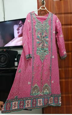 pink fency dress