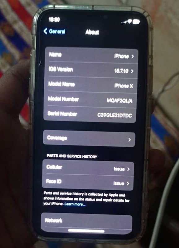 iphone x 256gb Urgent sale 03224906911  wtssap only 7